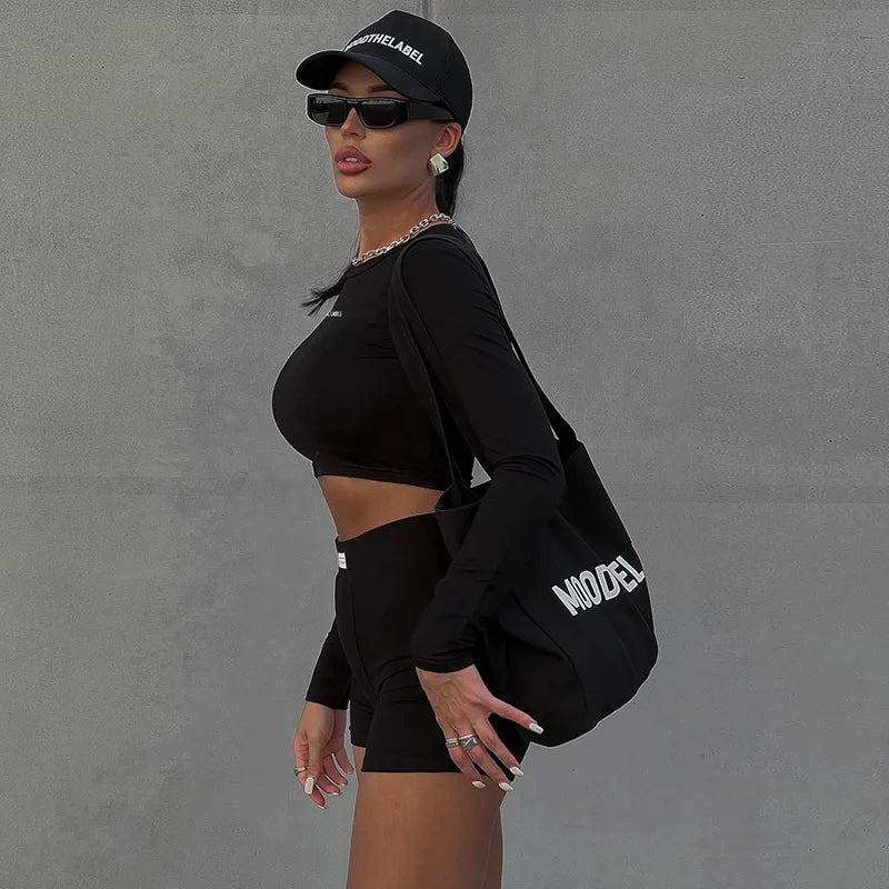 Ennimo 2Pcs Sports Style Suit